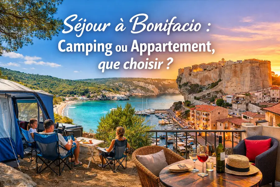 Séjour à Bonifacio : Camping ou Appartement, que choisir ?