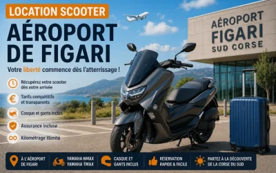 Location scooter Figari aéroport